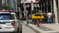 Место аварии с такси в Манхэттене. Фото © New York Post