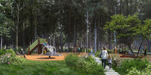 Новые детские площадки появятся в Щукинском парке и Всехсвятской роще