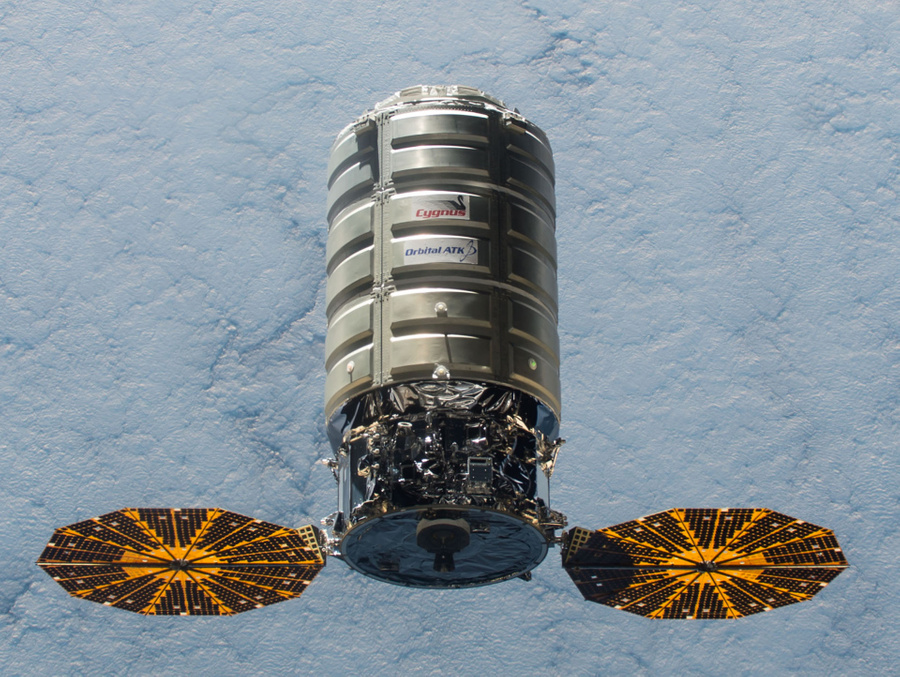 Грузовой космический корабль Cygnus. Фото © Flickr / NASA Johnson