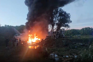 Пилоты потерпевшего крушение в Рязани Ил-76 отводили самолёт от домов