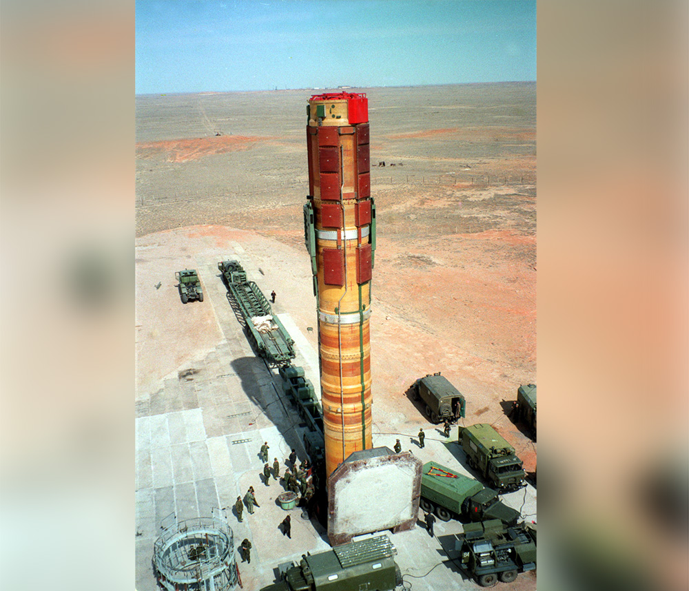 Российская конверсионная ракета-носитель "Днепр-1". Фото © ТАСС / Сергея Казака