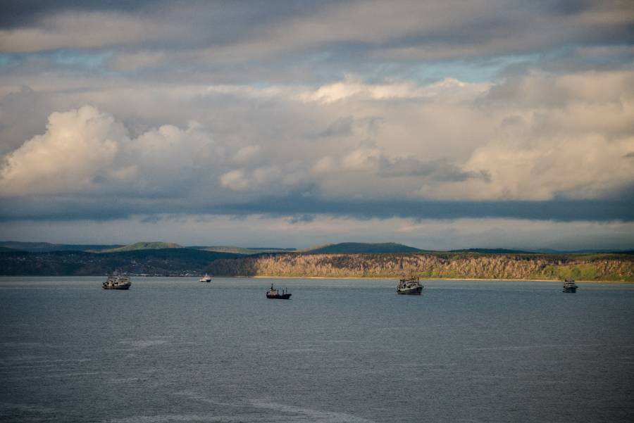У берегов Сахалина решено поднять со дна 50 судов