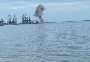 В порту Бердянска произошёл взрыв