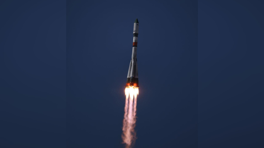 Запуск ракеты-носителя. Фото © t.me / Госкорпорация "Роскосмос"