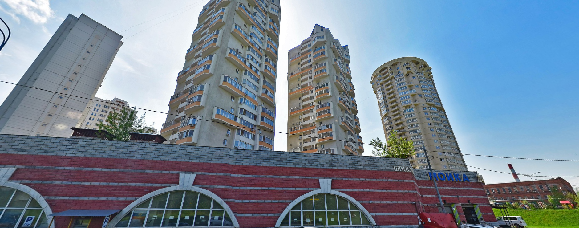 Здесь находится квартира Ирины Стародубровской. Фото © "Яндекс.Карты"
