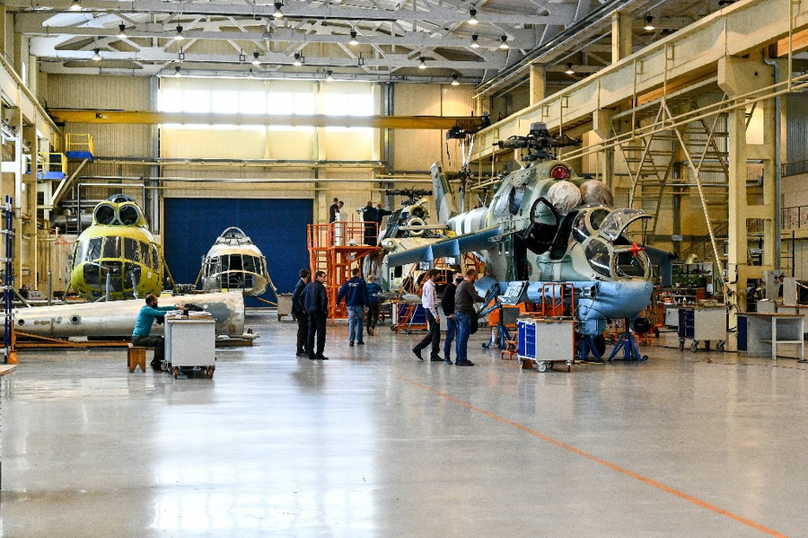 Производство вертолётов на заводе "Мотор Сич" в Запорожье. Архивное фото © ТАСС 