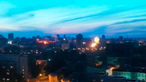 Серия взрывов прогремела в центре Донецка