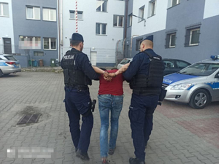 Один из задержанных за убийство украинки в Польше. Фото © Policja Płońsk