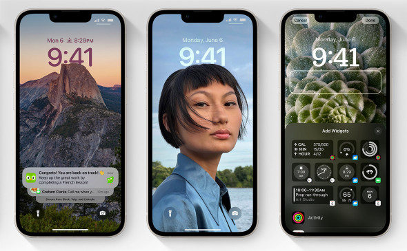 Apple презентовала новую iOS с экраном блокировки