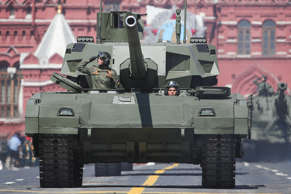 Танк Т-14 "Армата". Фото © ТАСС / Сергей Бобылев