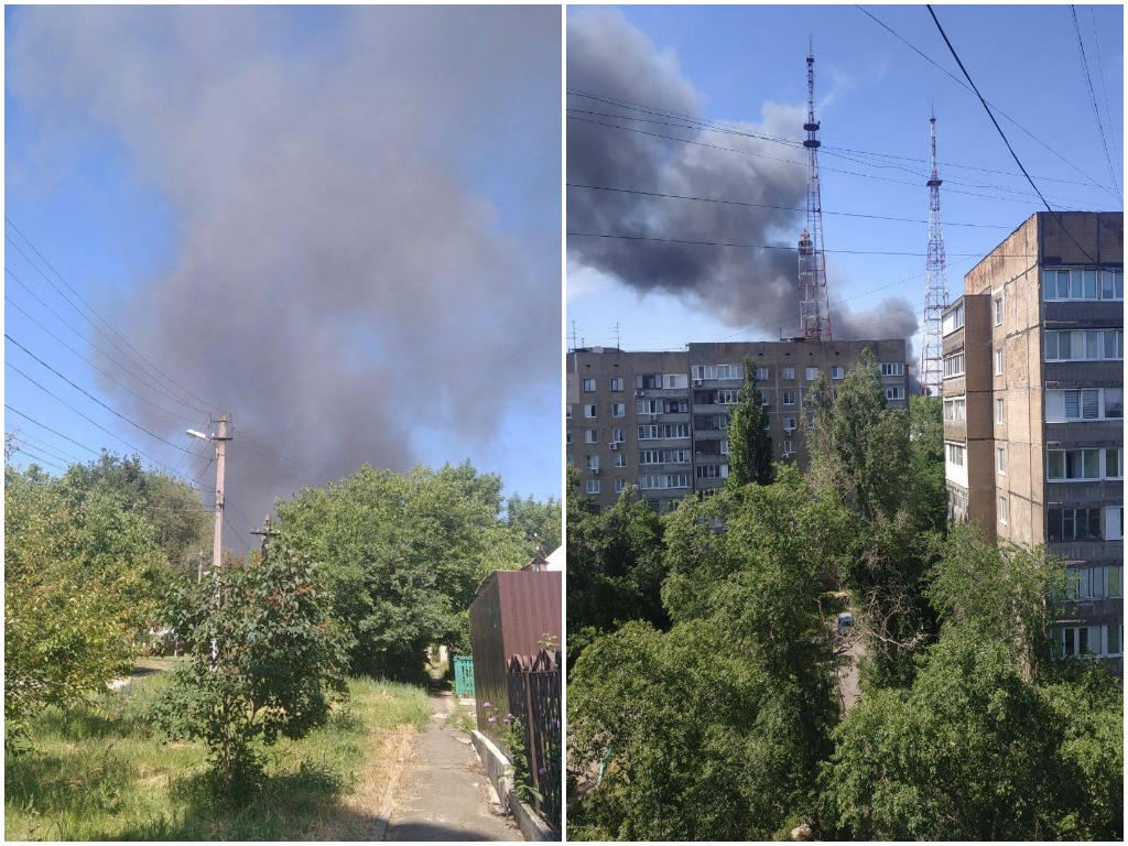 Последствия обстрела Донецка со стороны ВСУ. Фото © Telegram / Inside Donetsk