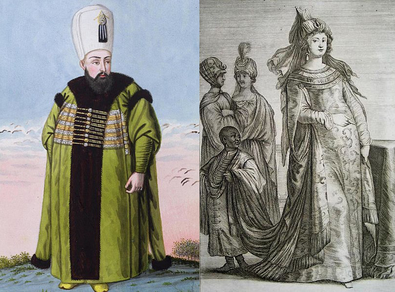 Ибраим I и Зафира, одна из его жён. Фото © Wikipedia, © Wikipedia