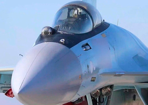 Истребитель Су-35С ВКС России сбил украинский самолёт Су-25