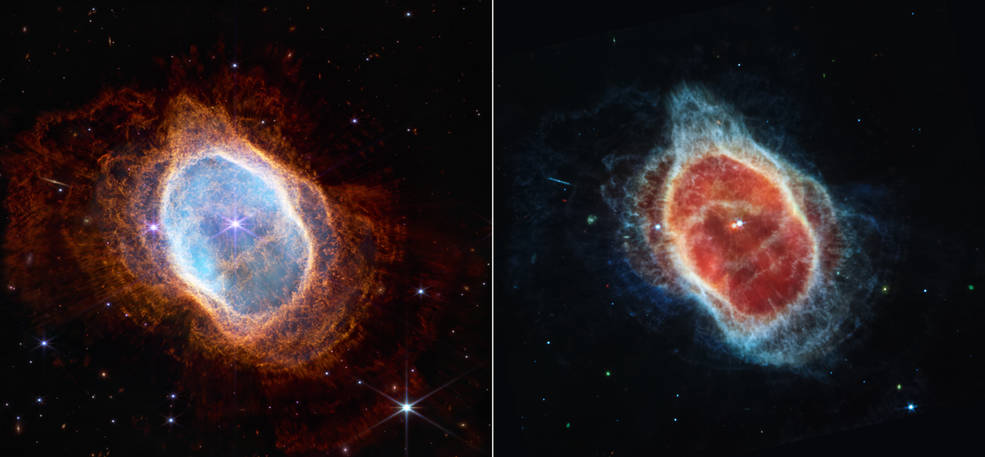 Южная кольцевая туманность (Southern Ring Nebula). © NASA
