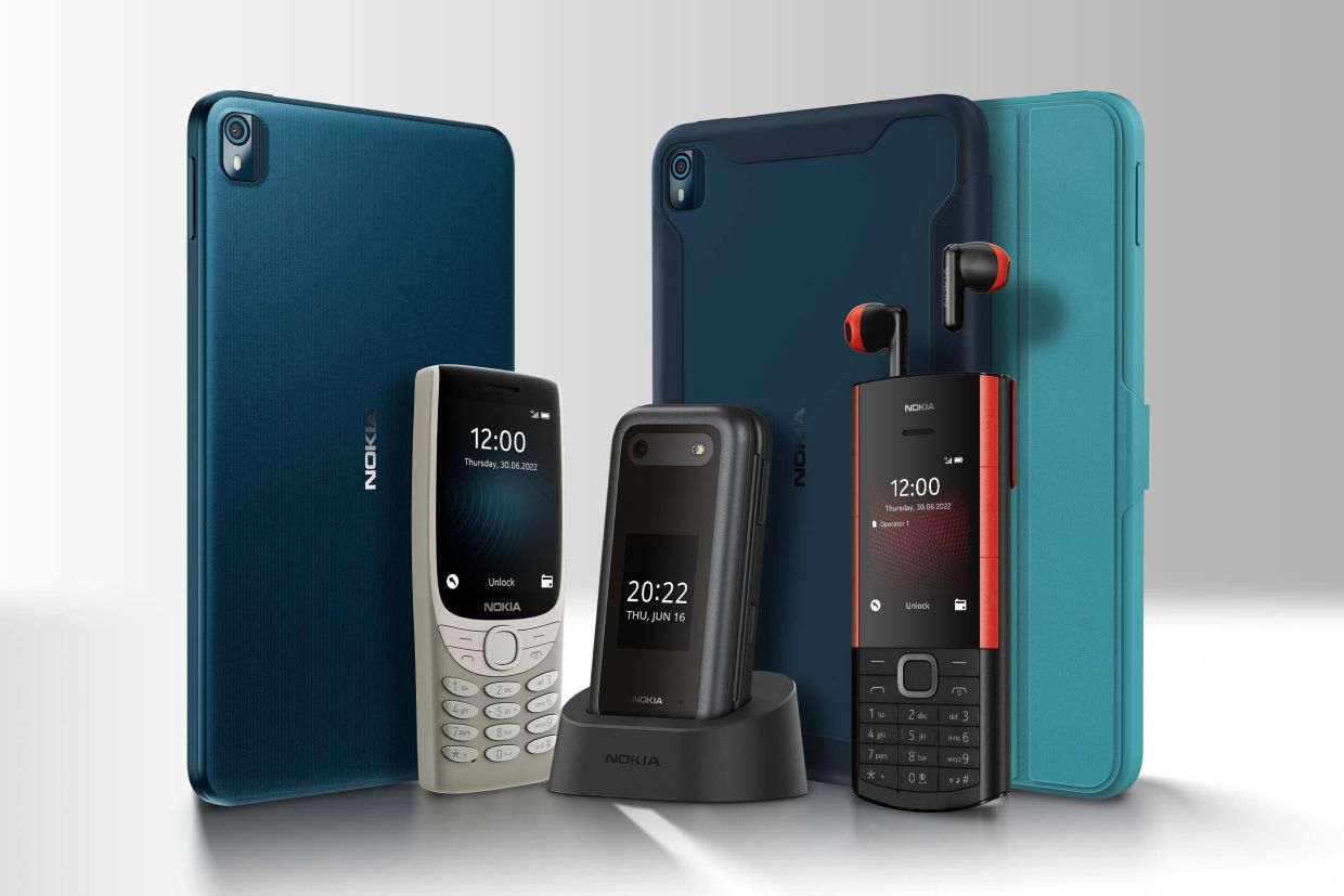 Три новых телефона и планшет от Nokia. Фото © The Verge / HMD