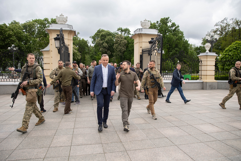 Анджей Дуда и Владимир Зеленский в Киеве. Фото © ТАСС / Zuma