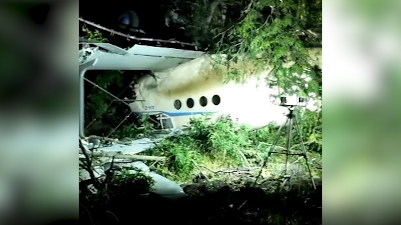 Появилось видео разбившегося на Кубани самолёта Ан-2
