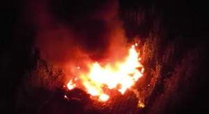 Расплавленный металл: На видео показали, что осталось от рухнувшего в Греции украинского Ан-12