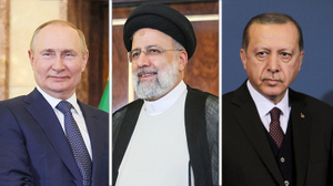 Путин, Раиси и Эрдоган проводят в Тегеране встречу "Астанинской тройки" на высшем уровне