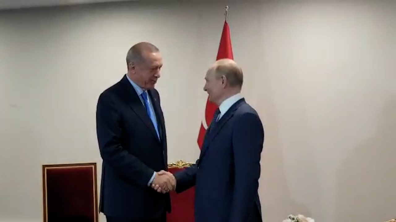 Путин встретился с Эрдоганом в Тегеране