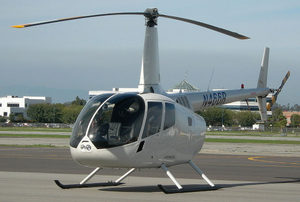 В Хакасии частный вертолёт Robinson совершил жёсткую посадку