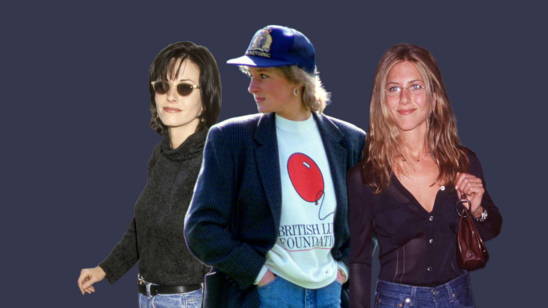 Как носили джинсы иконы стиля в 90-х