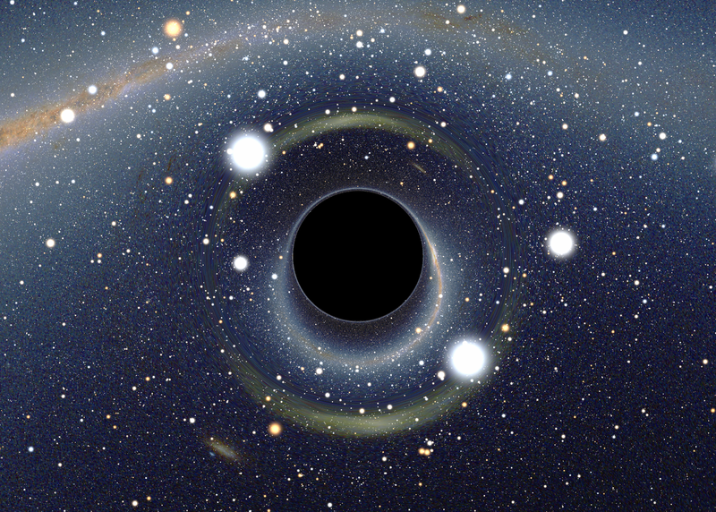 Излучение Хокинга. Фото © Wikipedia / Alain r.