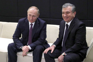 Путин поздравил президента Узбекистана с 65-летием
