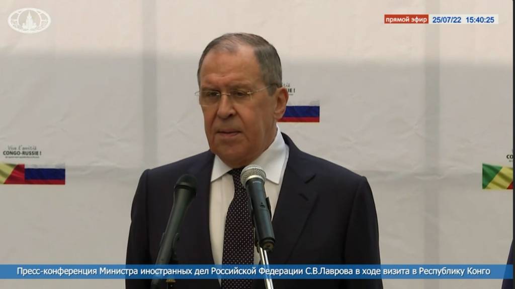 Лавров: Россия не создавала препятствий для вывоза украинского зерна
