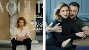 В офисе и у обломков самолёта: Зеленский с женой снялись для модного Vogue