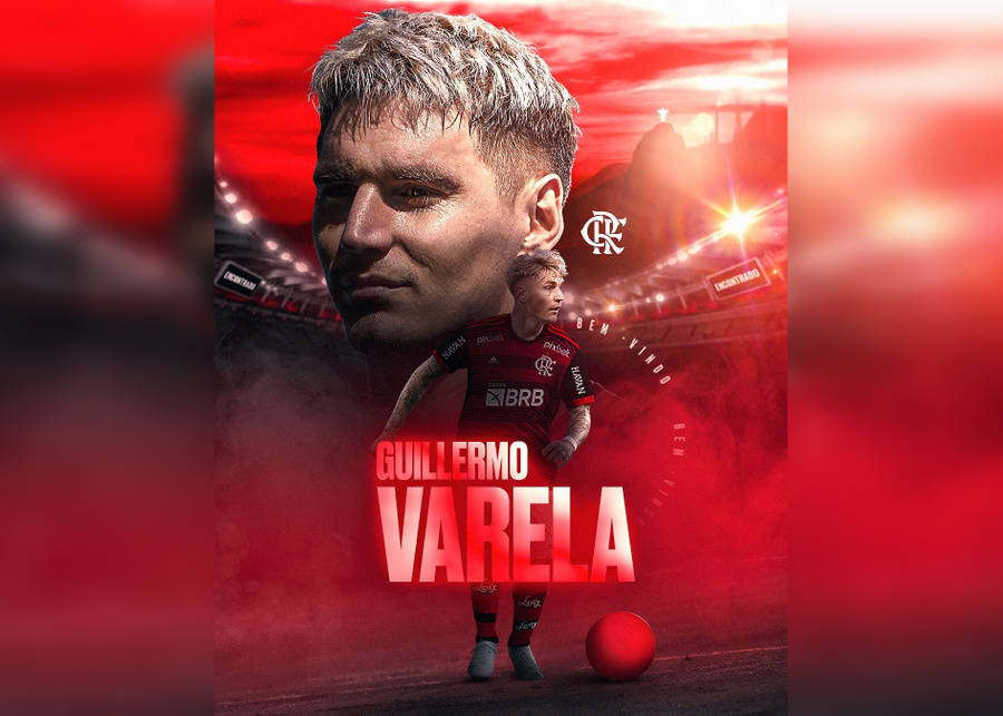 Гильермо Варела стал игроком "Фламенго". Обложка © Twitter / Flamengo