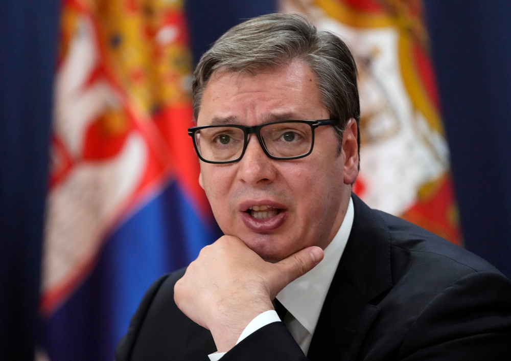 Президент Сербии Александр Вучич. Фото © ТАСС / AP / Darko Vojinovic