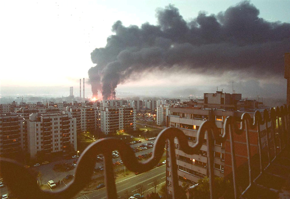 Бомбардировка Белграда НАТО. Фото © ТАСС / EPA / Sasa Stankovic