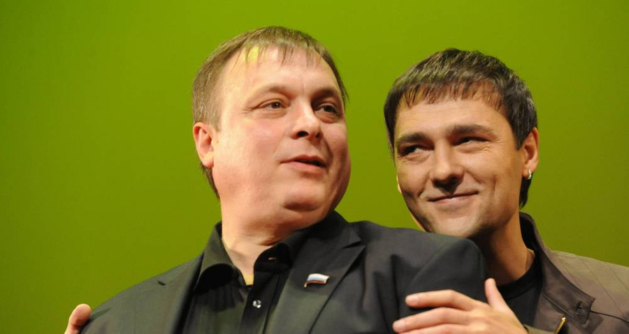 Андрей Разин и певец Юрий Шатунов. Обложка © ТАСС / Алексей Филиппов