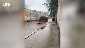 Слышно даже в Кремле: На Москву обрушилась мощная гроза с ураганным ветром и градом