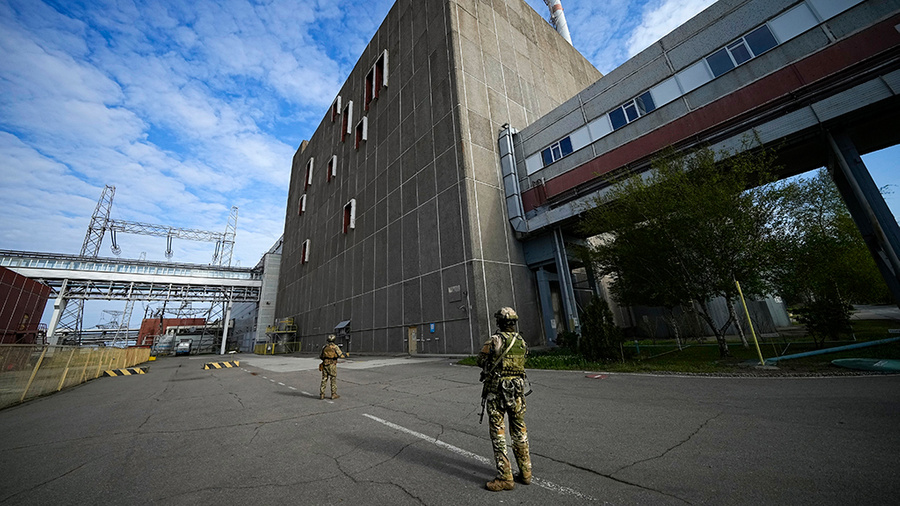 Ситуация на Запорожской АЭС. Обложка © ТАСС / AP Photo