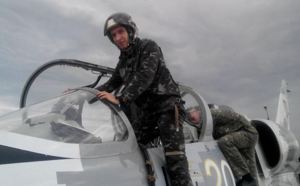 Погибший украинский лётчик Антон Листопад. Фото © Facebook (запрещён на территории Российской Федерации) / Krzysztof Krzyżanowski