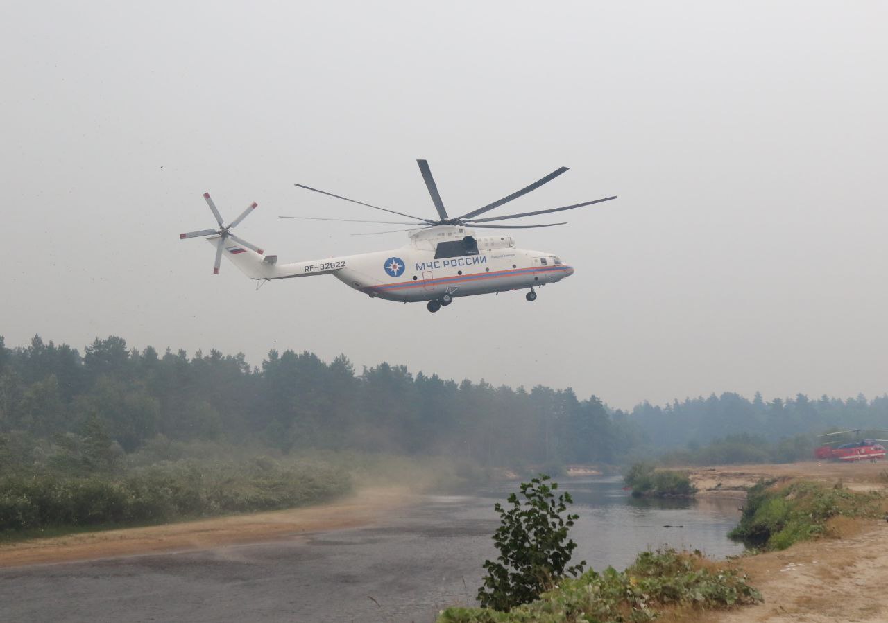 Лесной пожар в Нижегородской области охватил более четырёх тысяч гектаров