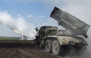 Российские военные подавили три украинских взвода РСЗО "Град"