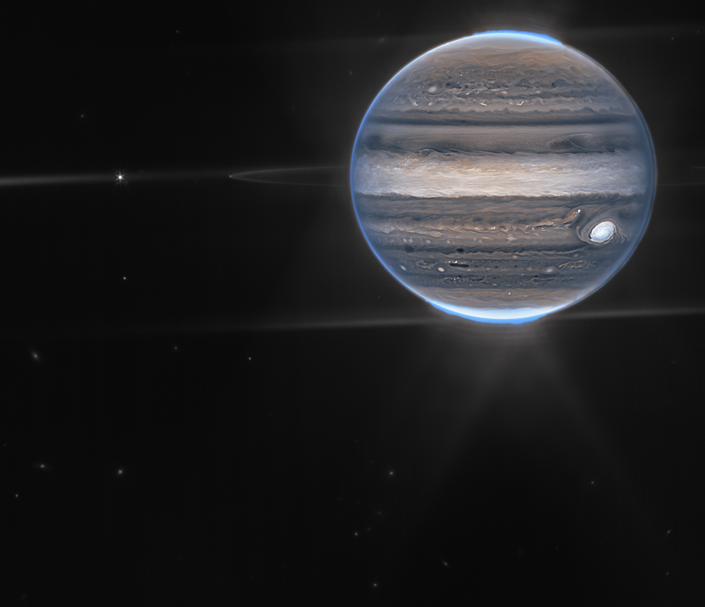 Изображение Юпитера с телескопа "Джеймс Уэбб". Фото © NASA 