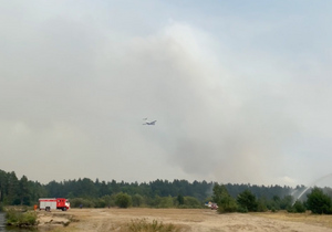 Пожар из Рязанской области идёт в сторону Шатурского района Подмосковья