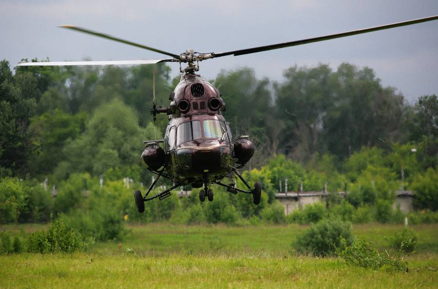 В Ставропольском крае разбился вертолёт Ми-2