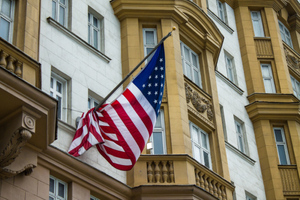 У Посольства США в Москве появились изображения противопехотных мин "Лепесток"