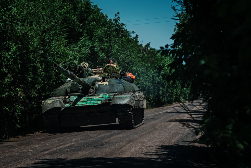 Украинский танк. Фото © Getty Images / Marcus Yam / Los Angeles Times