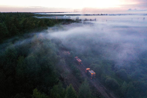 Пожарным в Рязанской области удалось сдержать огонь на самом сложном направлении