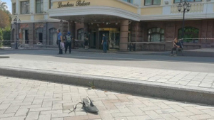 Спецкор Лайфа снял обстановку у обстрелянного отеля "Донбасс Palace" в Донецке