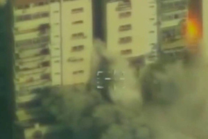 Опубликовано видео удара по квартире командира "Исламского джихада" в секторе Газа