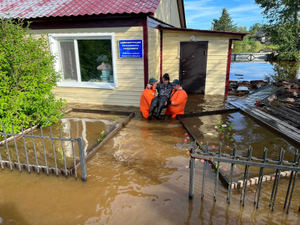 Последствия паводков в Амурской области. Фото © МЧС России