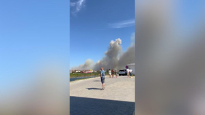 В Сакском районе Крыма объявлена эвакуация из-за взрывов на аэродроме