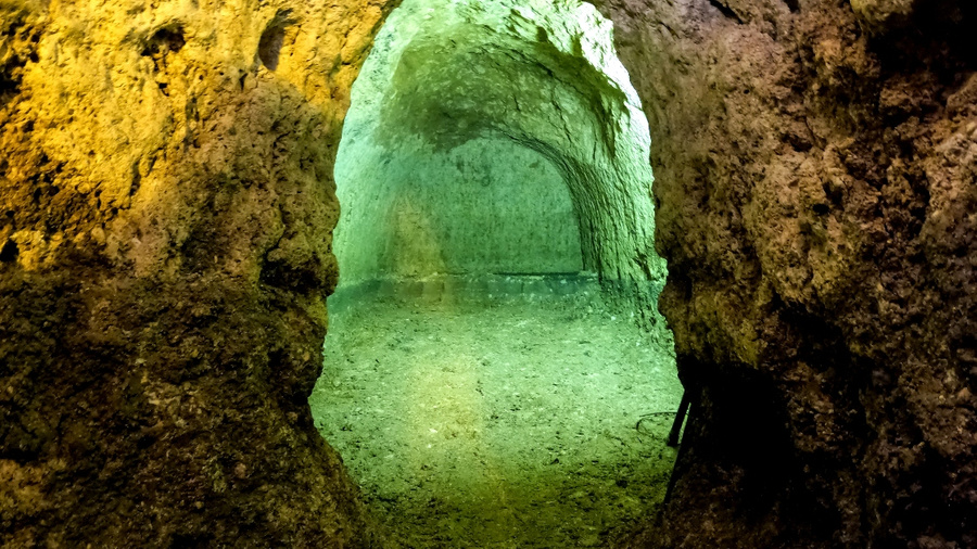 Подземный город византийского периода, обнаруженный в Турции. Фото © Агентство "Анадолу"